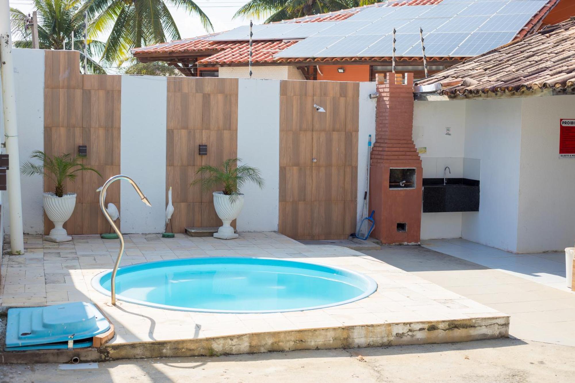 Casa Duplex Com 2 Suites Com Ar Condicionado ,100M Da Praia - Barra De Sao Miguel, A 8 Minutos Da Praia Do Gunga E A 3 Da Praia Bonita! Condominio Com Piscina E Churrasqueira! Kültér fotó